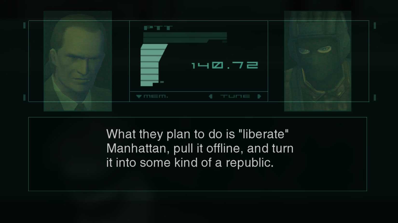 ames talking to raiden