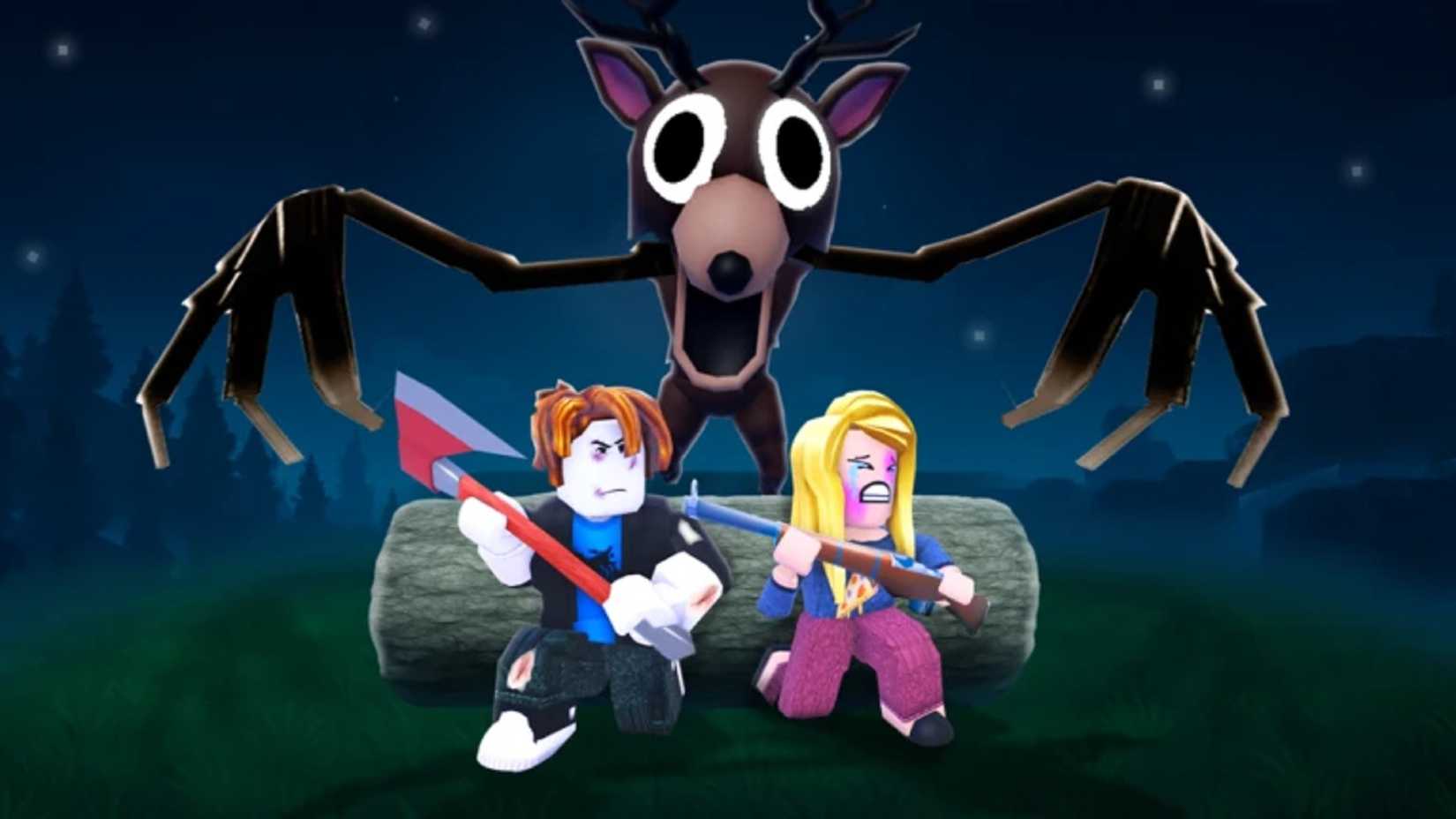 99 nights in the forest roblox keyart