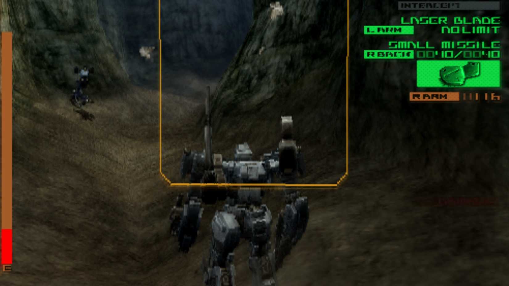a battle in armored core nexus