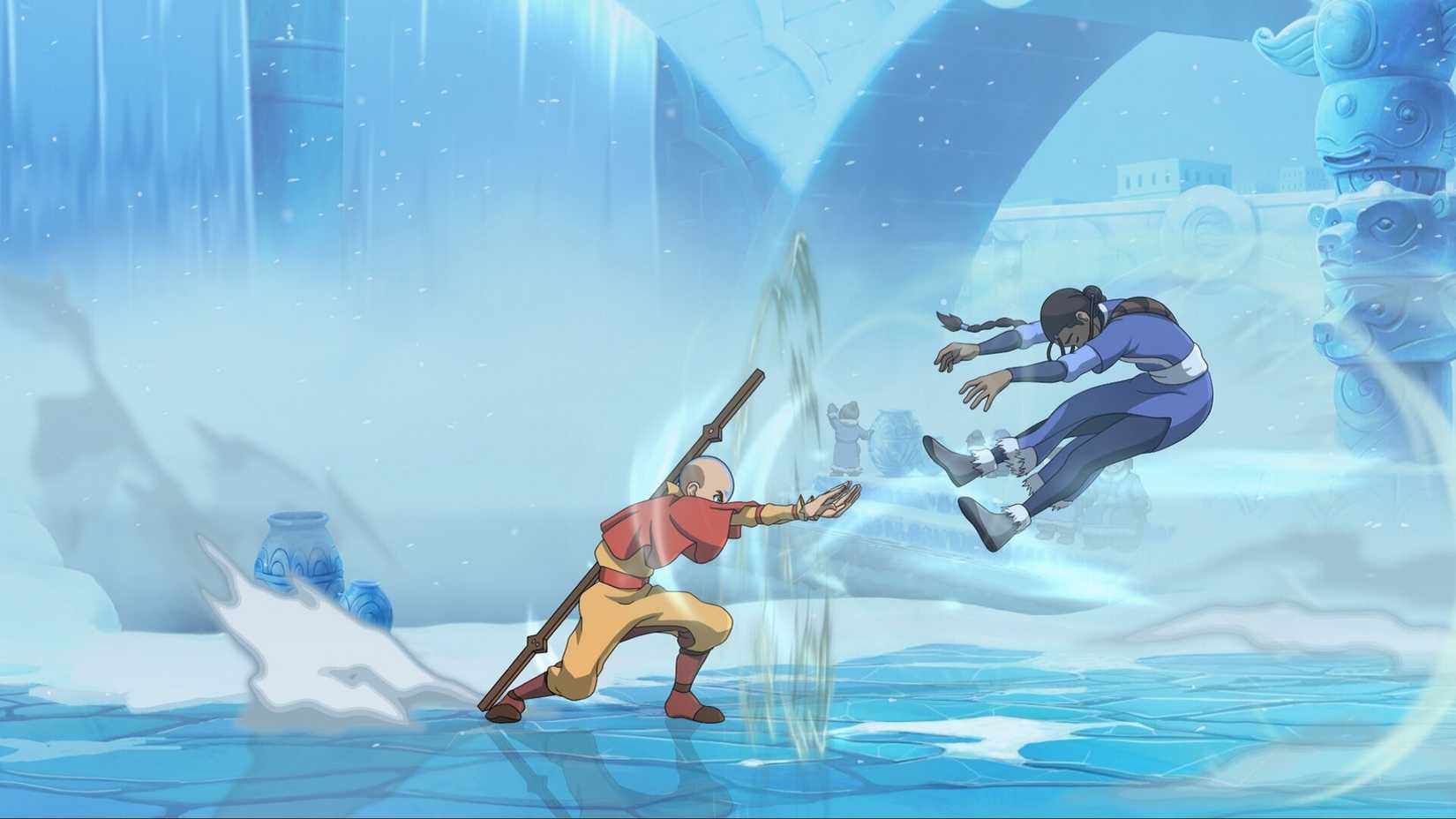 AVATAR LEGENDS The Fighting Game combat ice biome