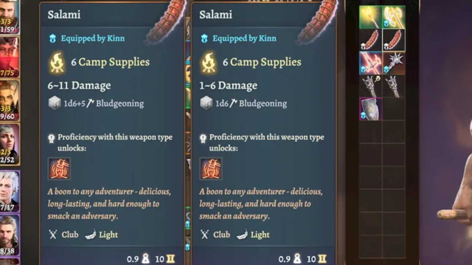 Baldur's Gate 3 Salami