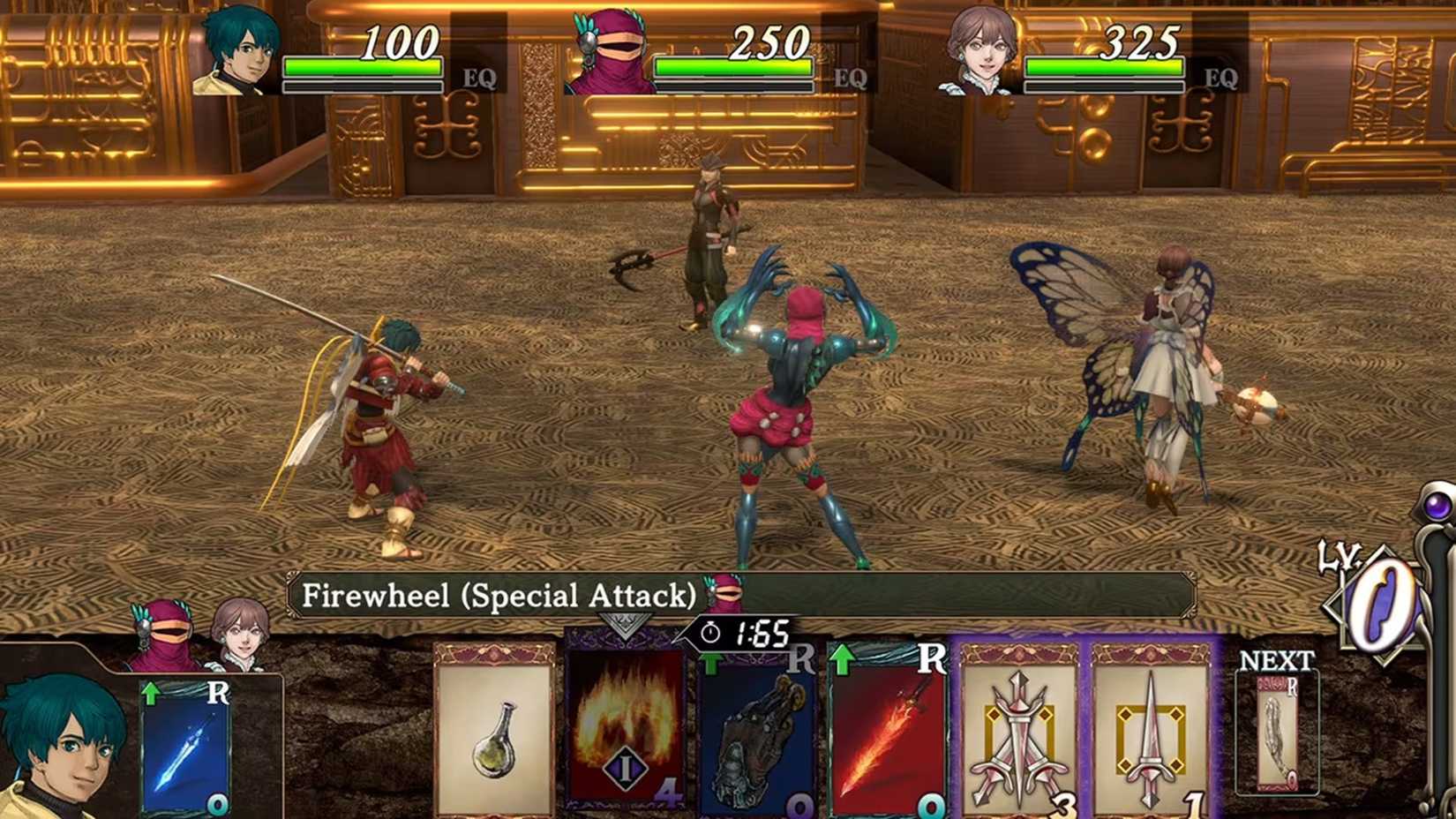 a combat scene