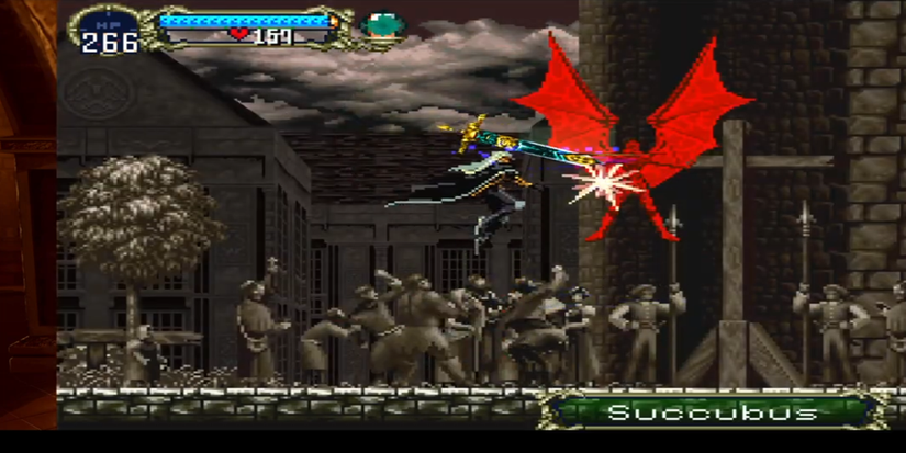 Castlevania Symphony of the Night's Succubus Boss Fight