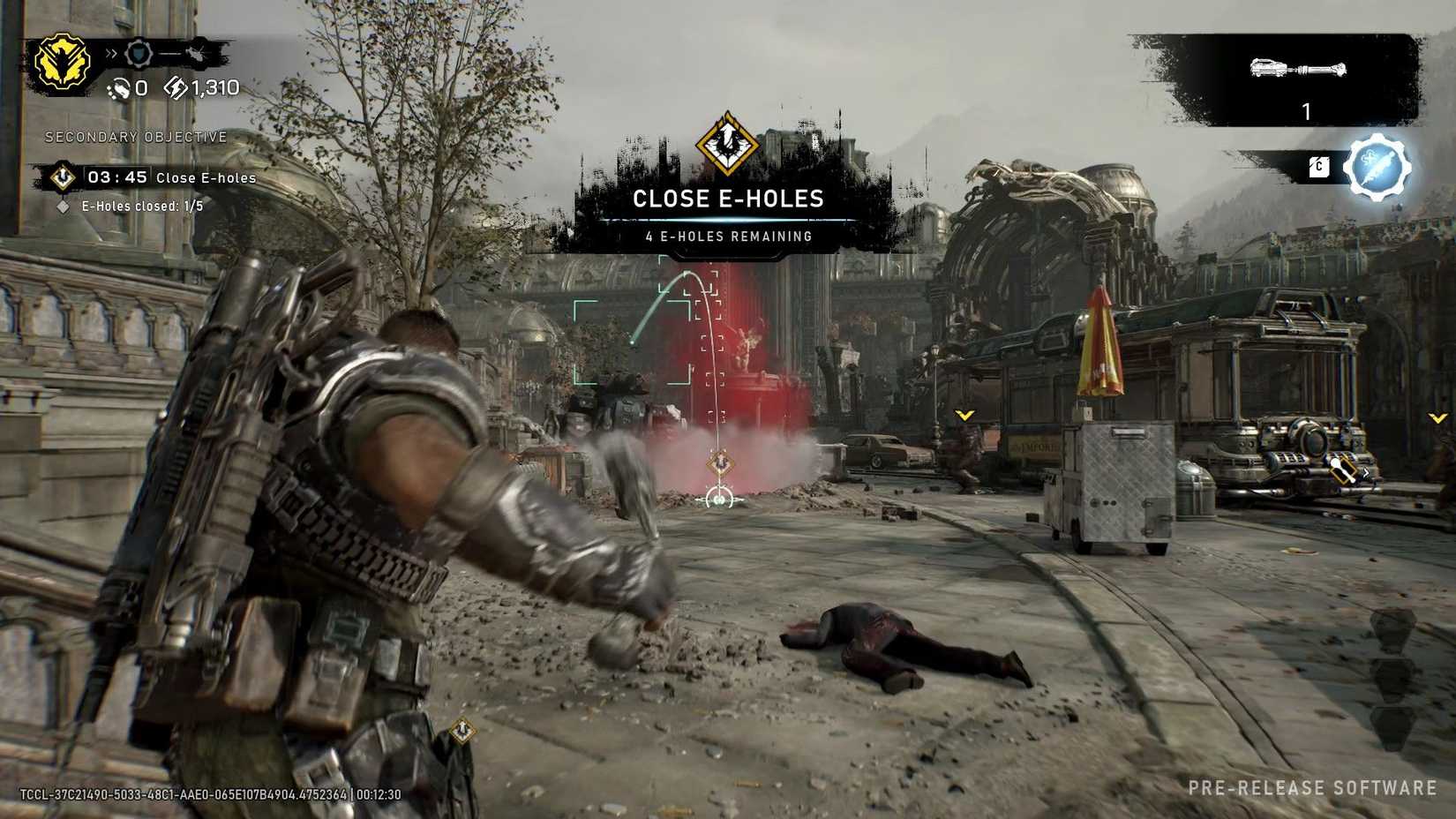 Close E Holes Objective Gears of War E Day