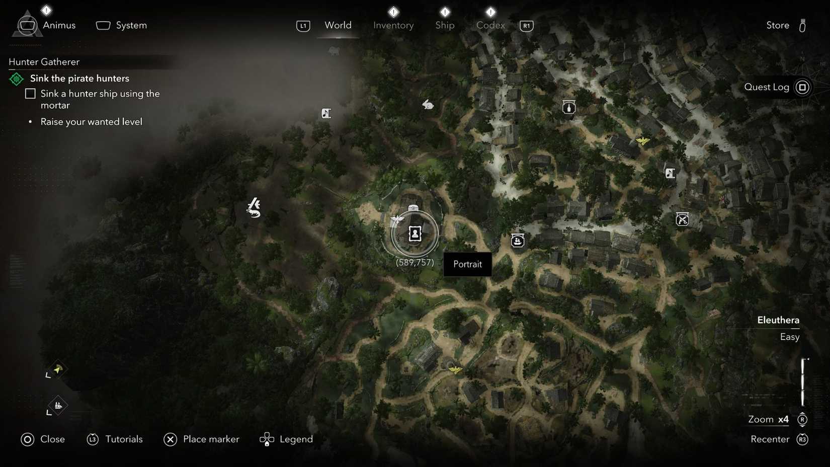 Black Flag Commodore Chamberlain's Portrait Location Assassin's Creed Black Resynced