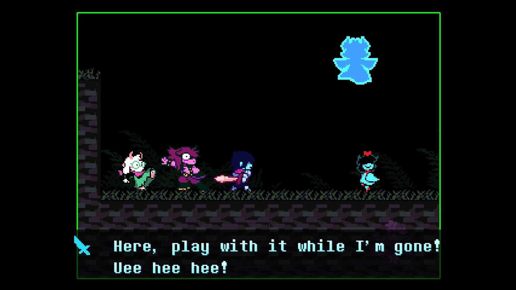 Deltarune Chapter 5 Aqua Bullet Pattern