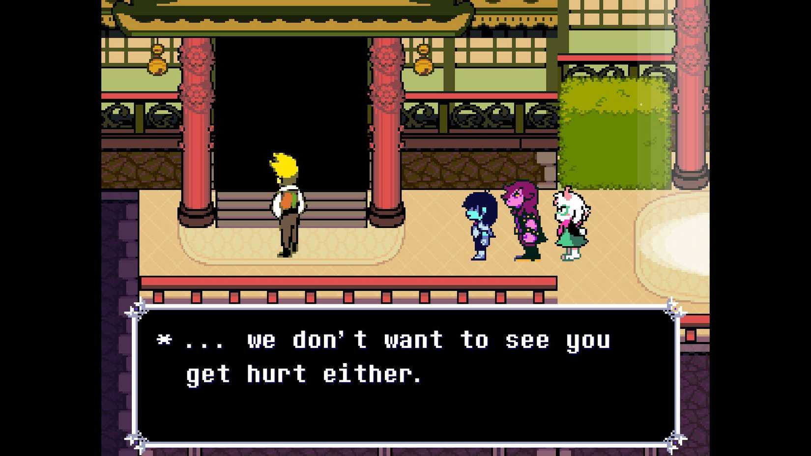 Deltarune Chapter 5 Flower Castle Arrival