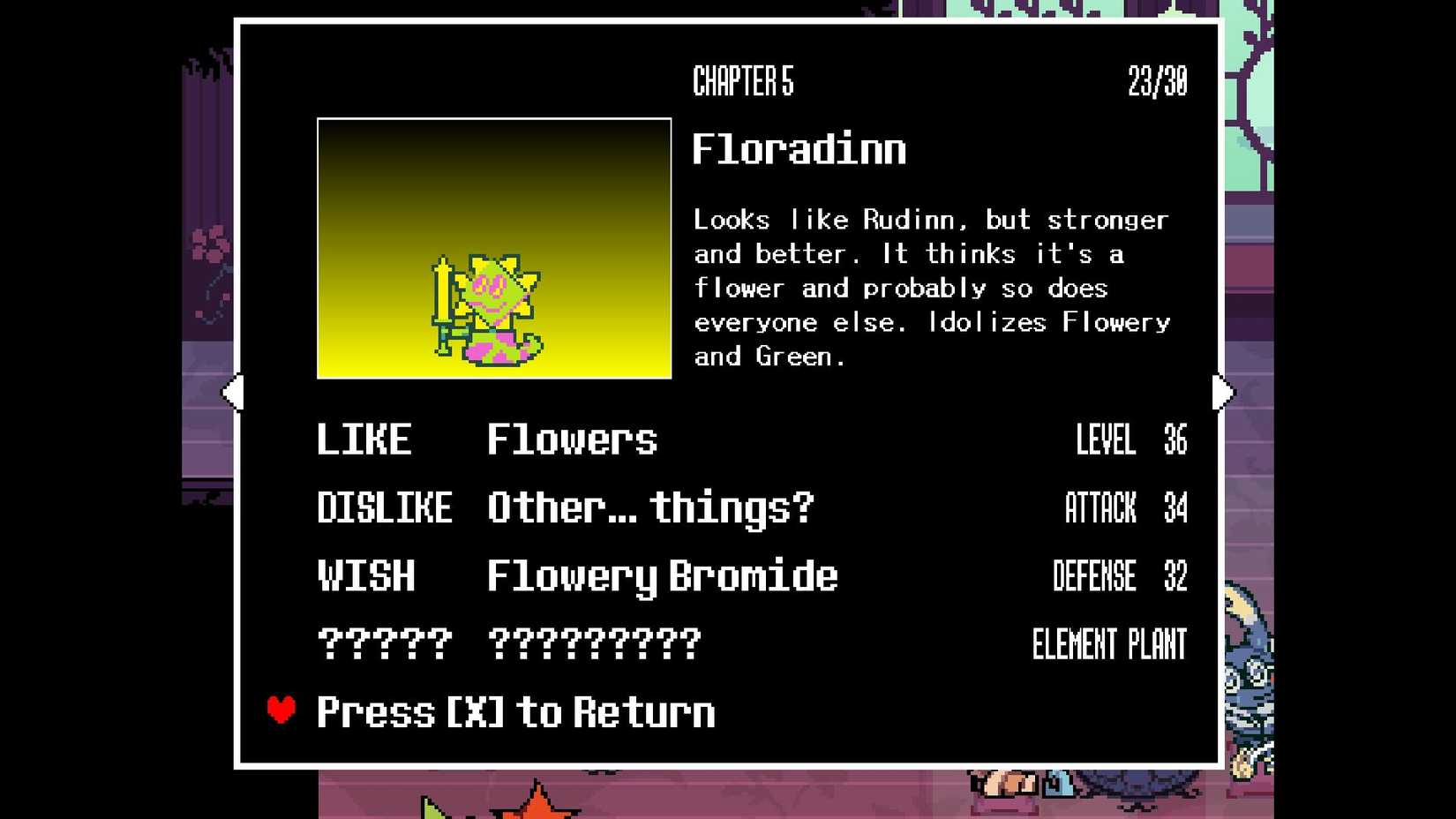 Deltarune Floradinn