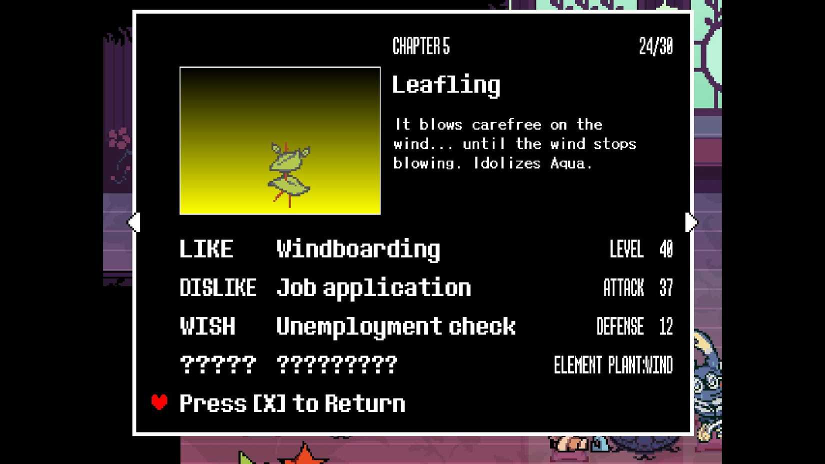 Deltarune Leafling