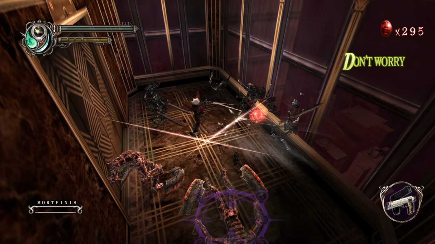 dante fighting enemies