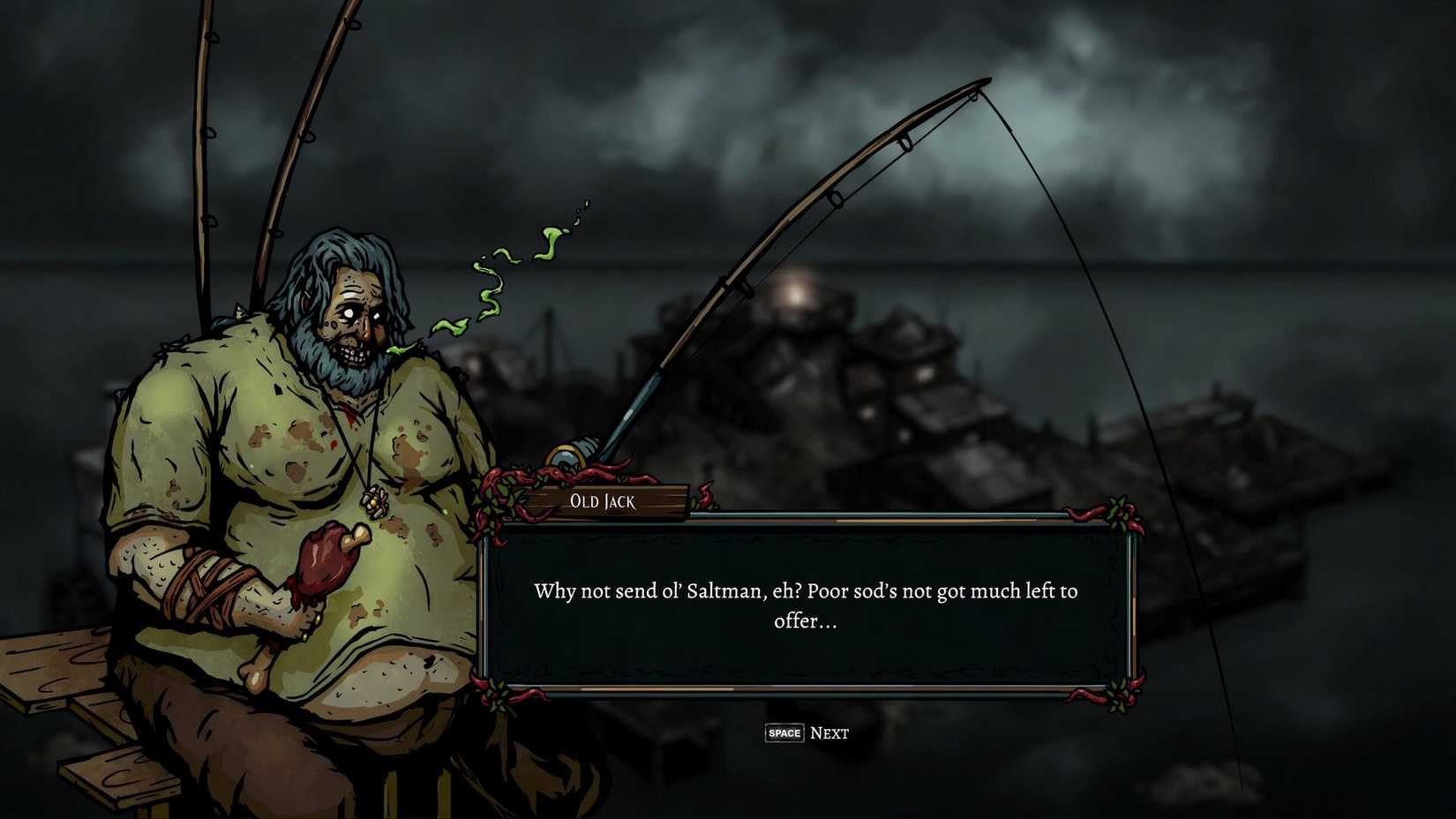 DIVE or DIE Old Jack Cutscene