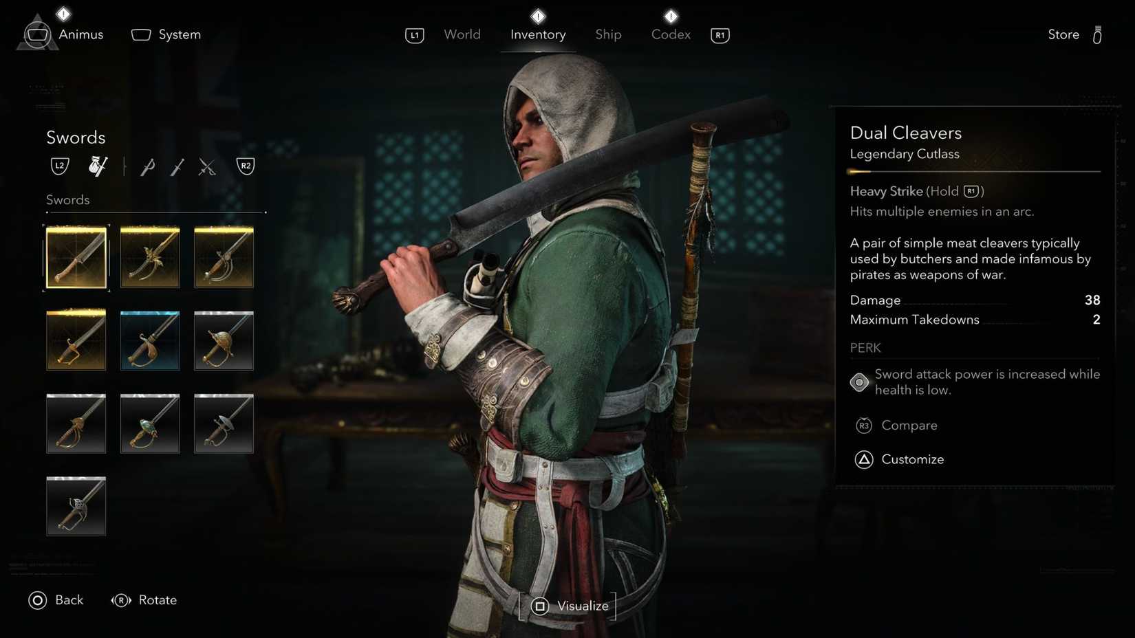 Dual Cleavers Assassin's Creed Black Flag Resynced
