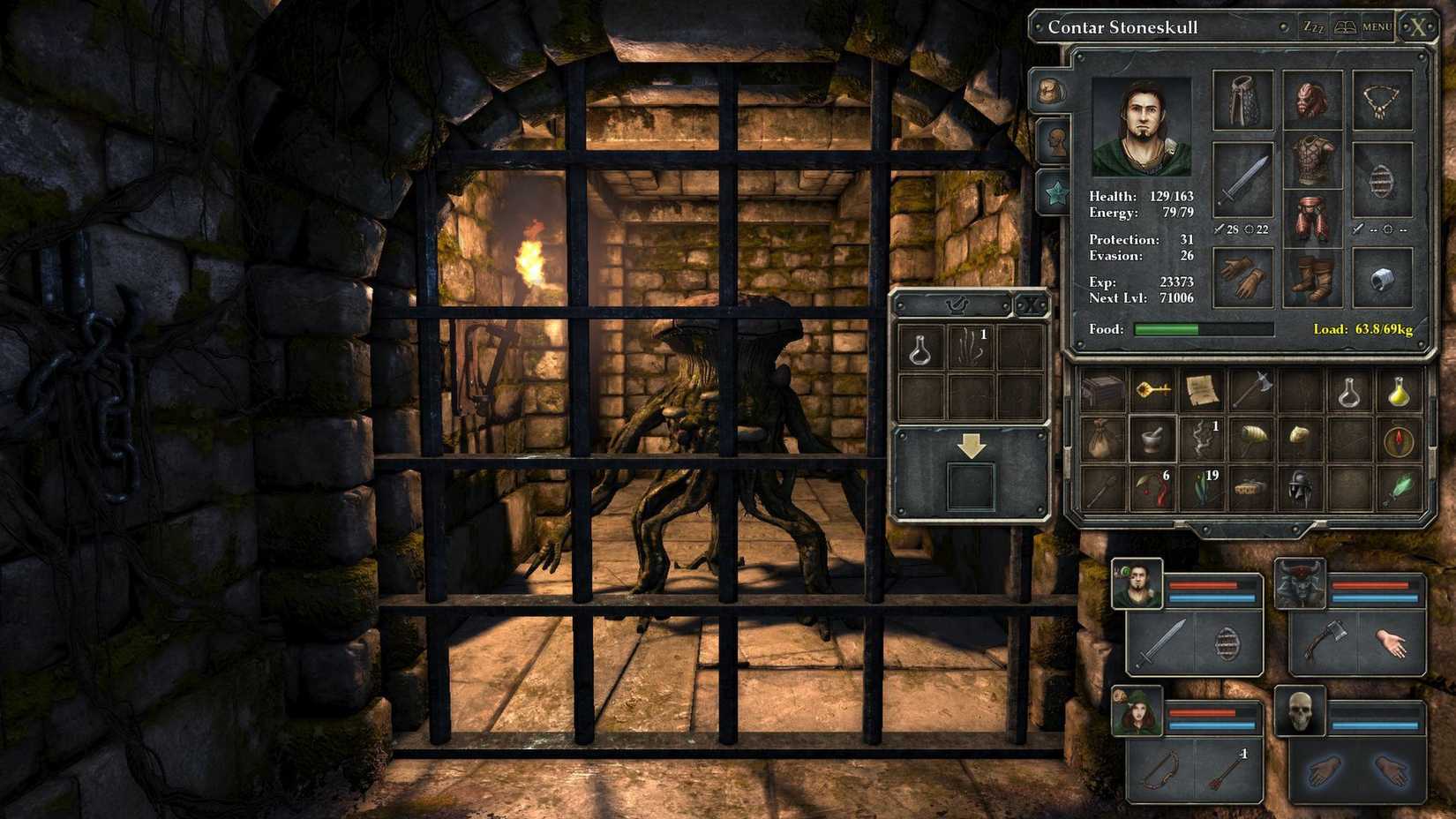 Dungeon exploration game Grimlock