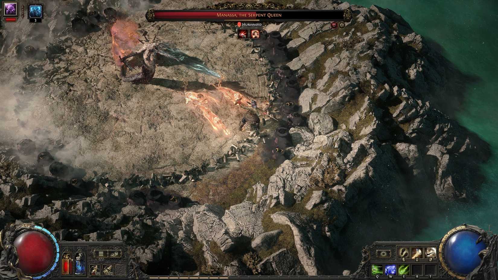 Dungeon exploration game Path of Exile 2