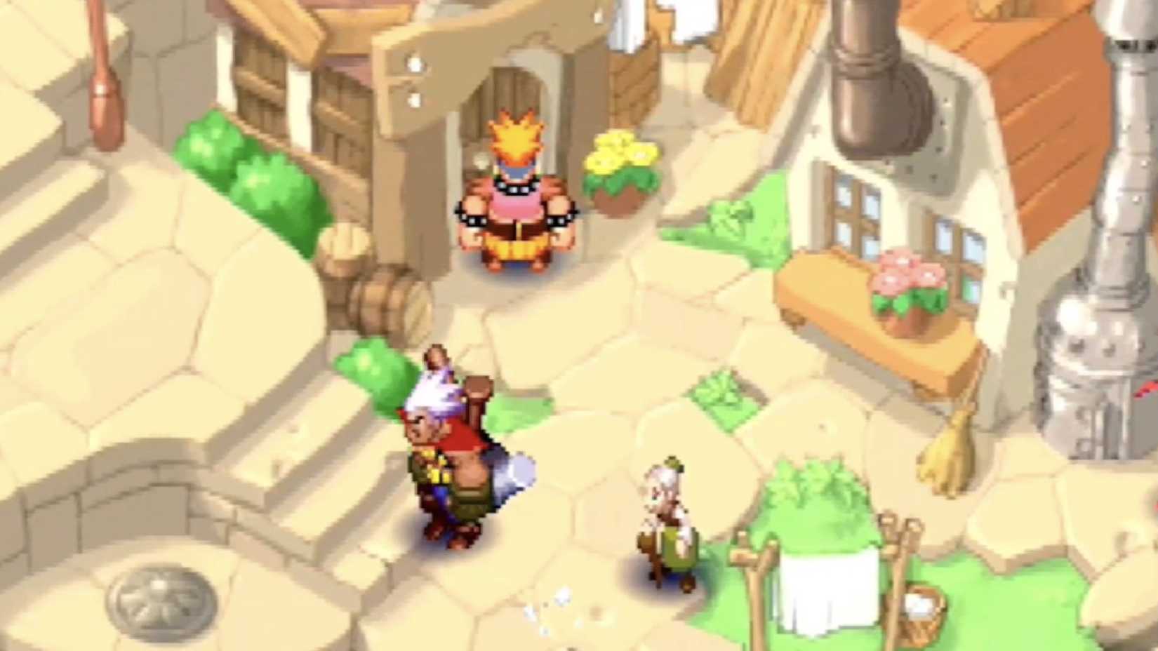 Exploring a town in Eldorado Gate