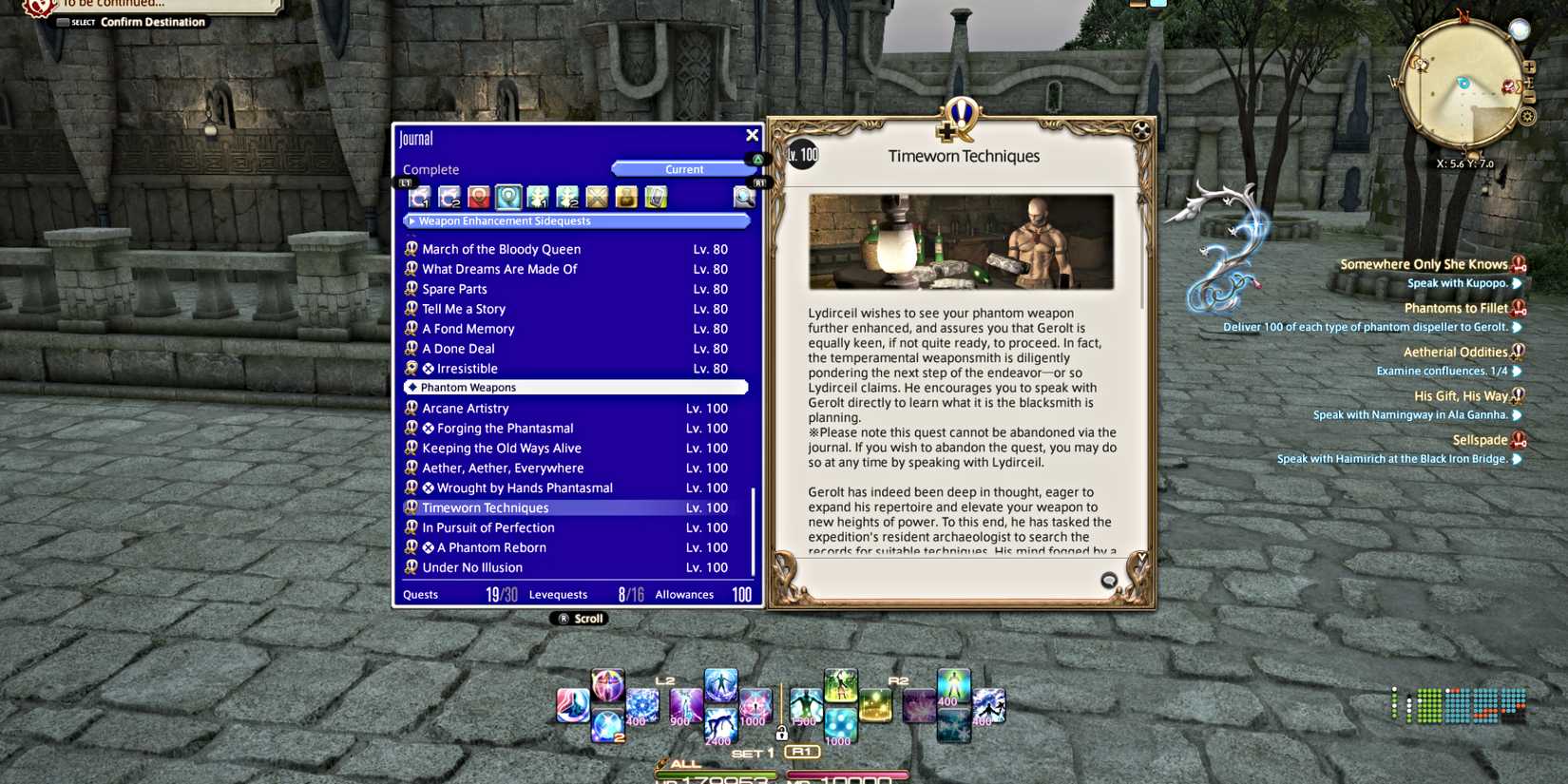ff14-timeworn-techniques-quest