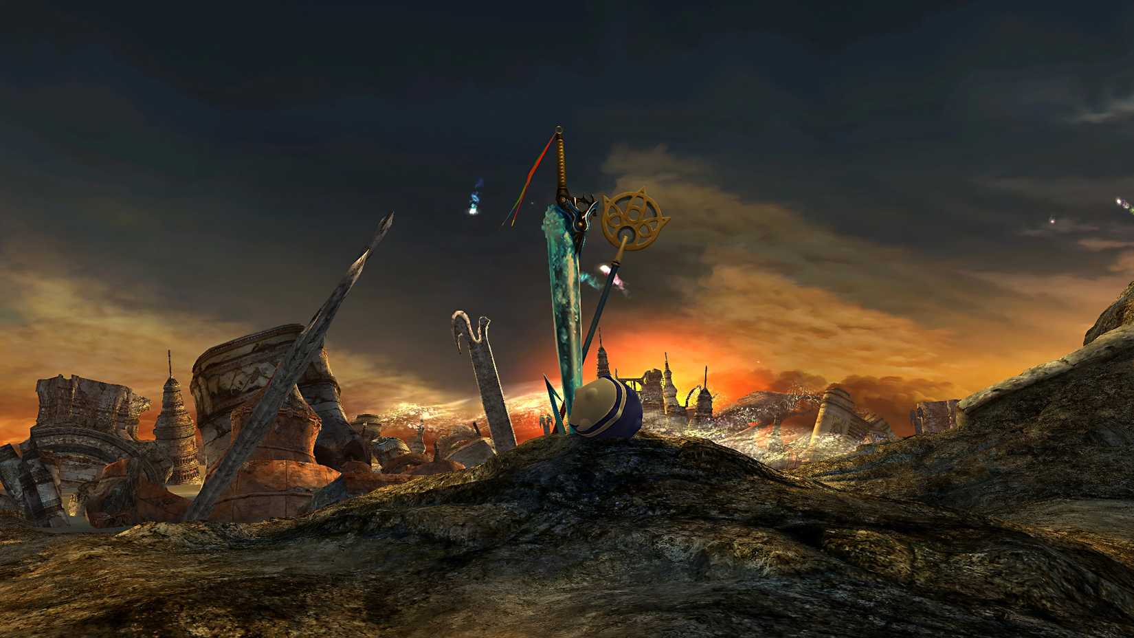 FFX Zanarkand Camp Weapons Together