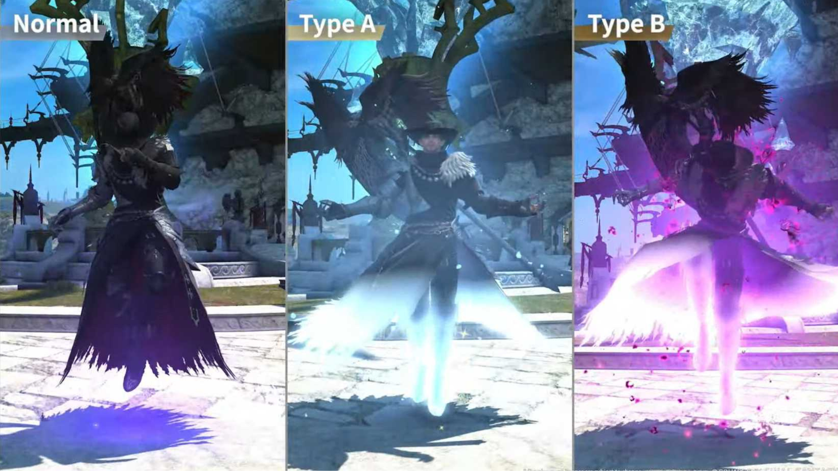 Final Fantasy 14 Evercold New Teleport Animations