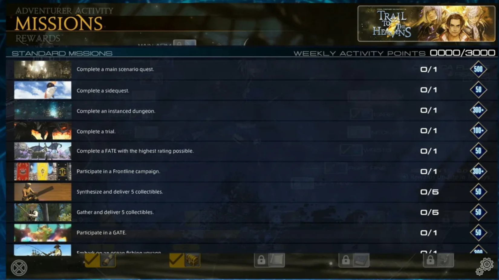 Final Fantasy 14 Evercold Weekly Missions