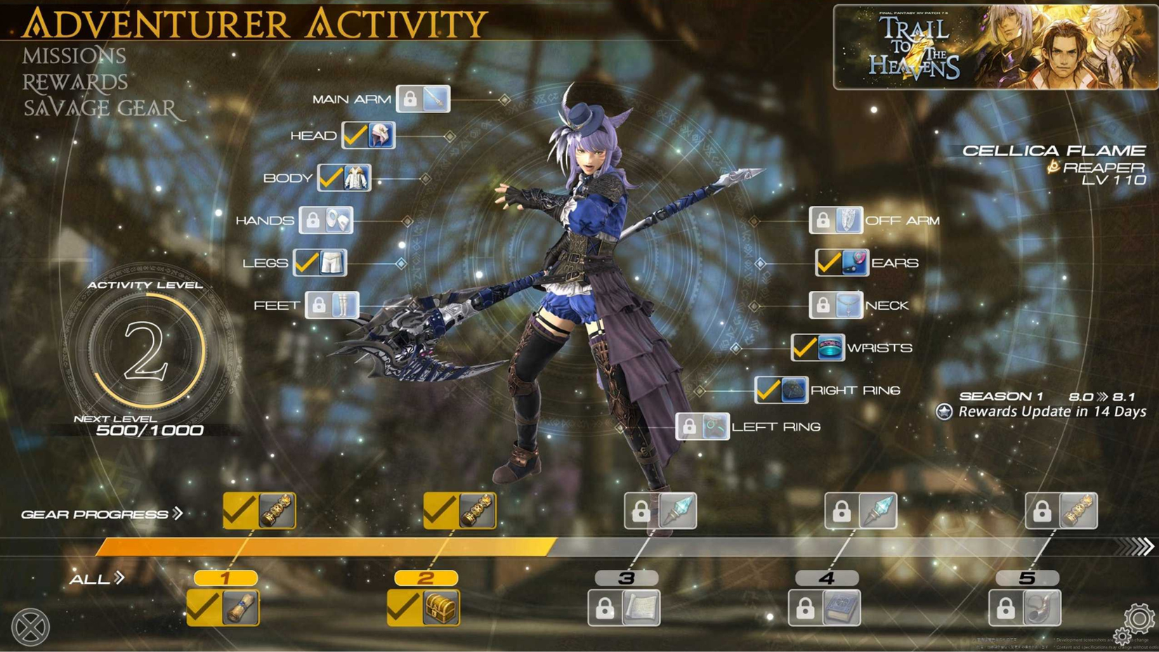 Final Fantasy 14 New Item UI