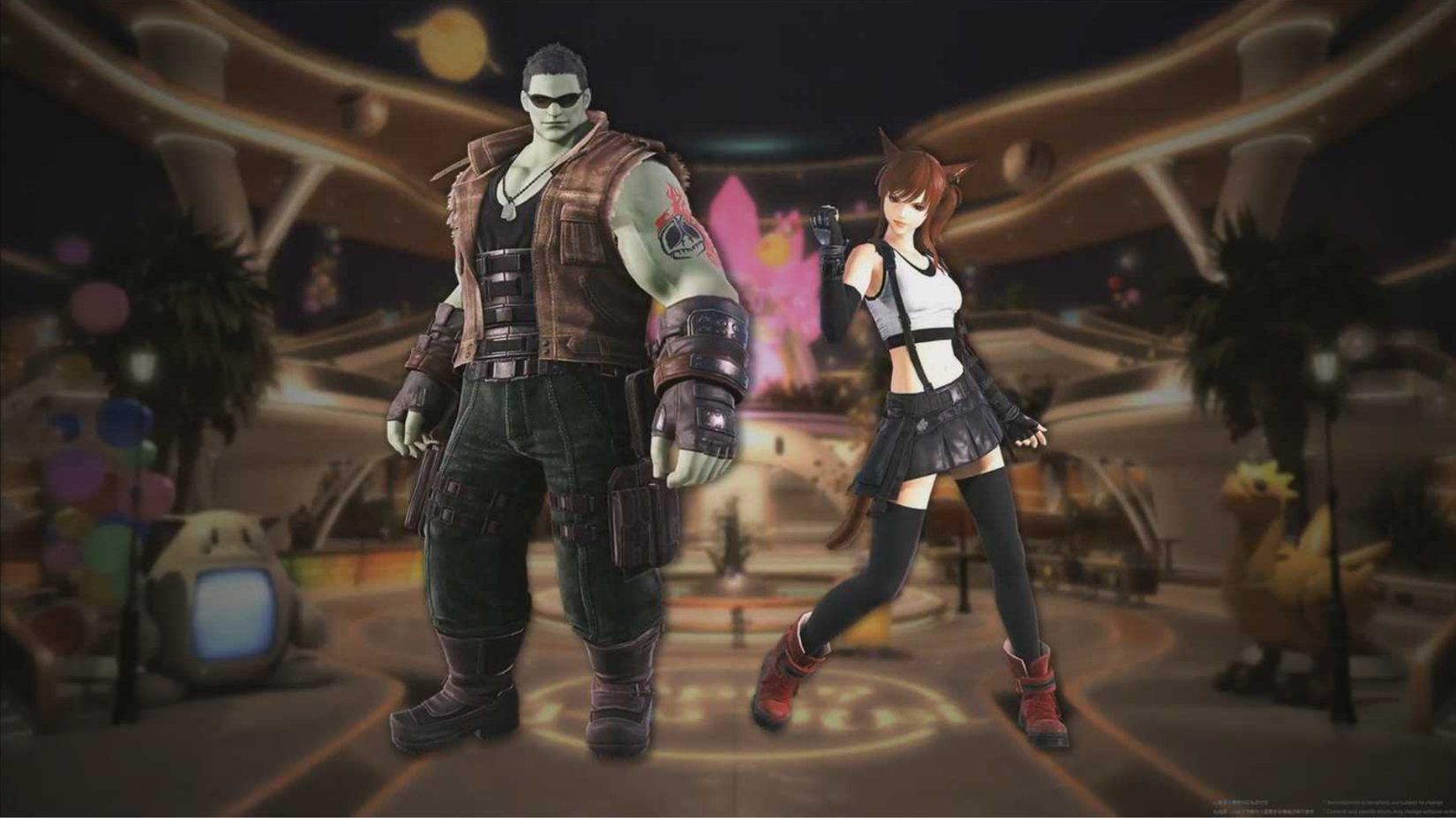 Final Fantasy 14 x Final Fantasy 7-Themed Gear