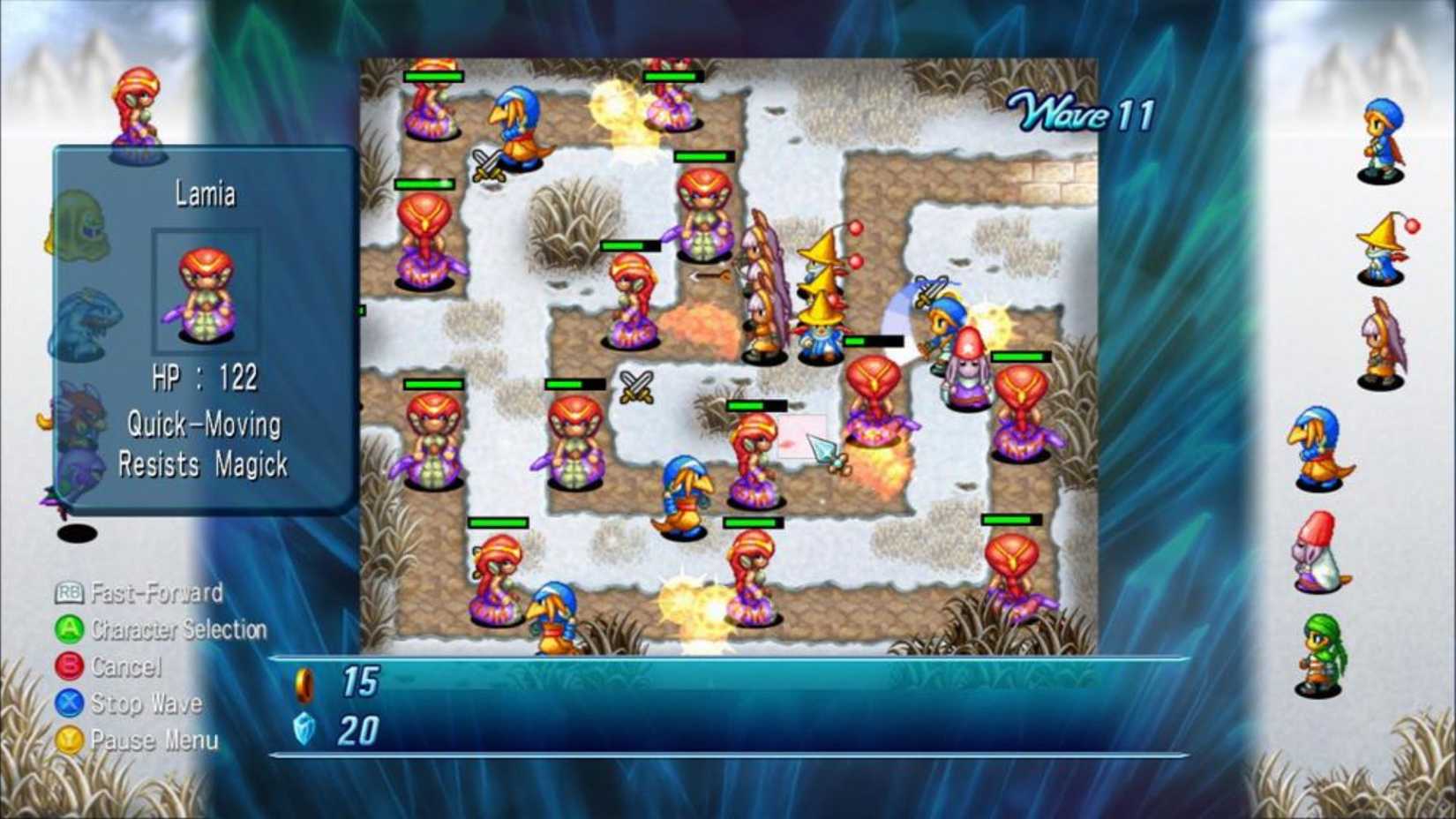 Final Fantasy HD-2D Treatment Final Fantasy Defenders