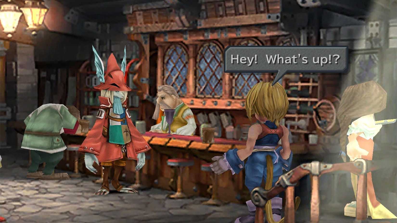Final Fantasy IX FFIX Final Fantasy 9 Zidane and Freya Lindblum