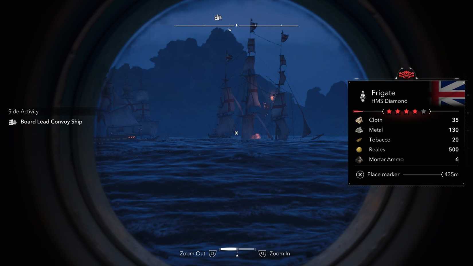 Frigate location Assassin's Creed Black Flag Resynced