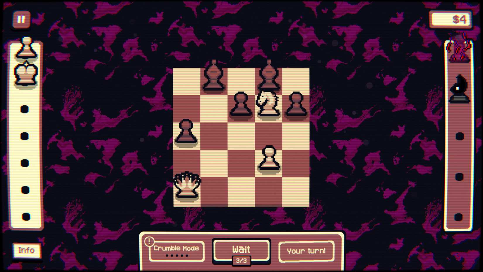 A screenshot showing the board of Gambonanza