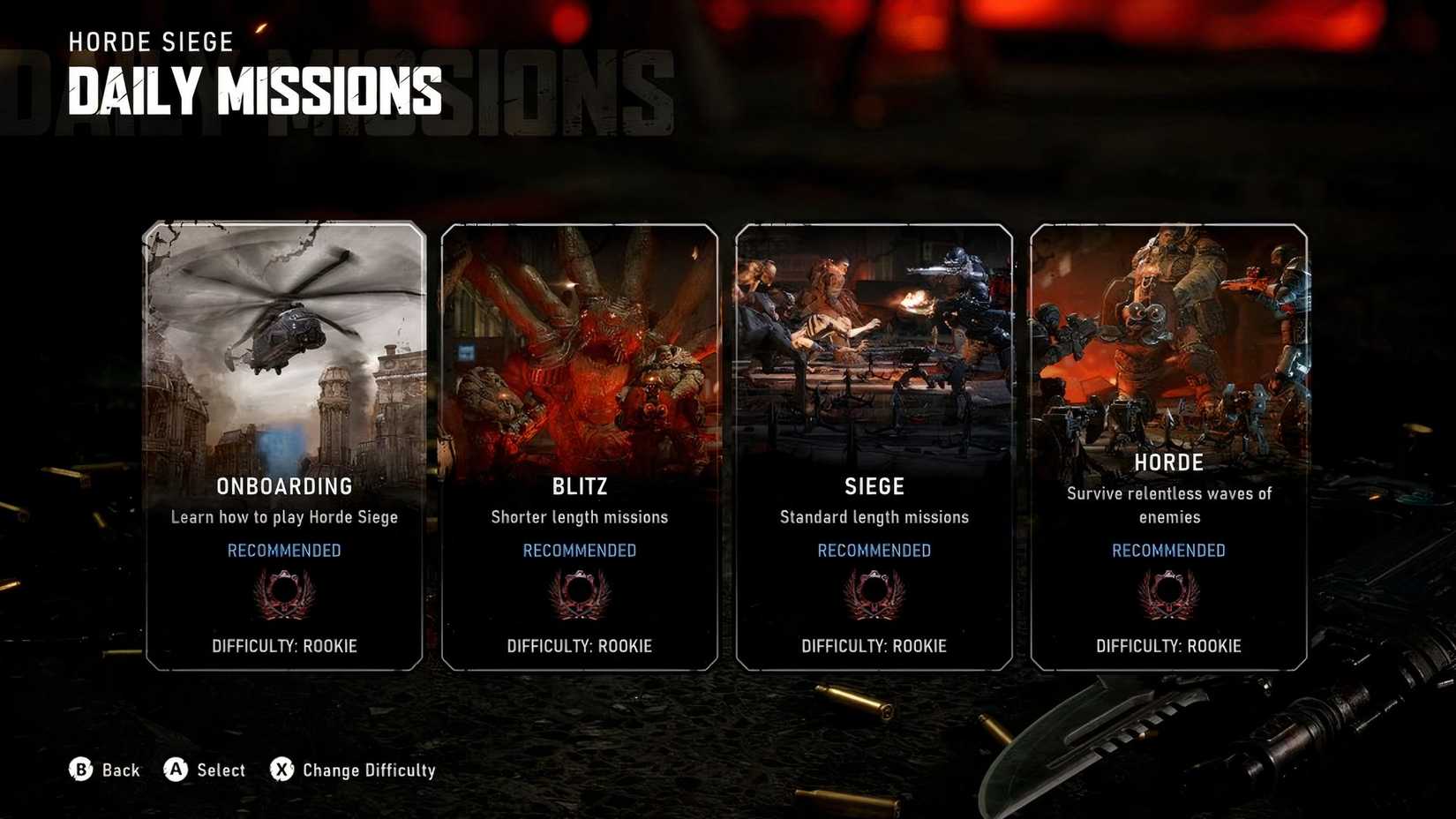 Gears of War E-Day Horde Siege Mission Types