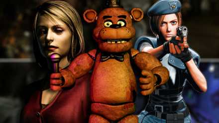 Genre Defining Horror Games Silent Hill 2 Maria Five Nights at Freddy's Freddy Fazbear Resident Evil Jill Valentine