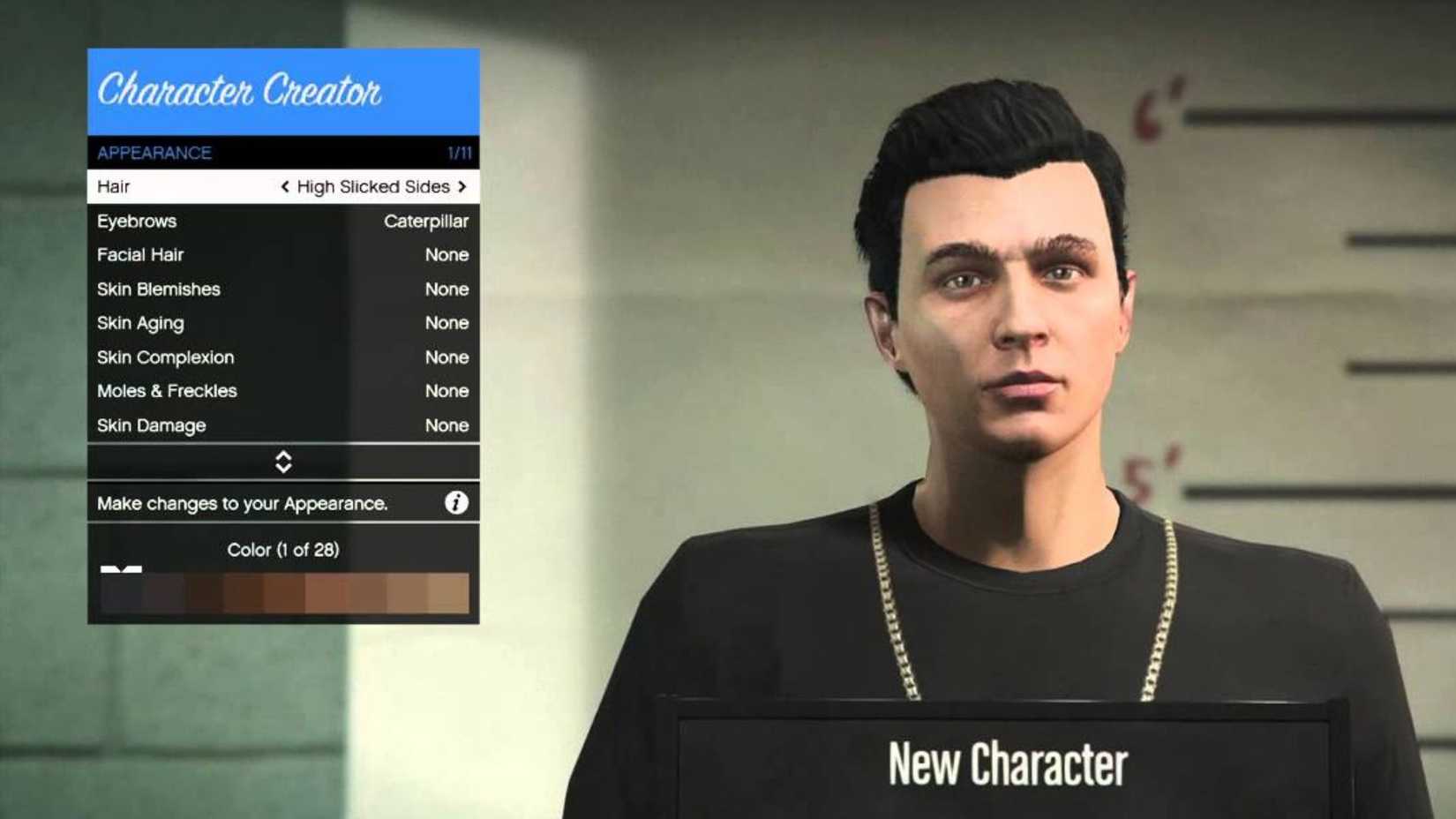 Grand Theft Auto Online Character Creator