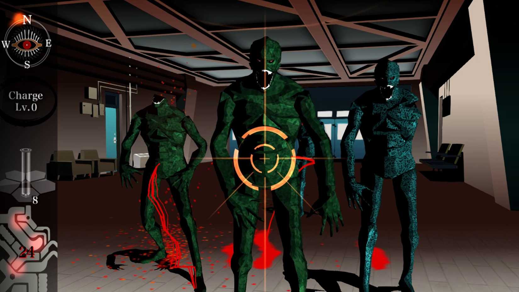 shooting gameplay from killer7