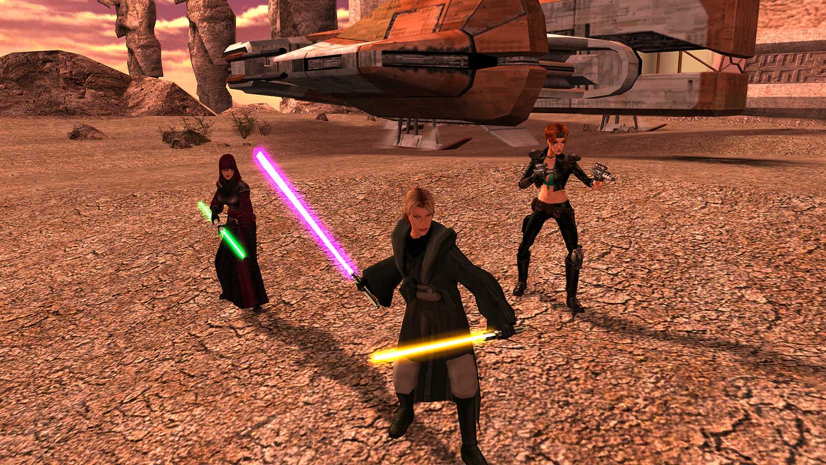 the party of kotor ii on korriban