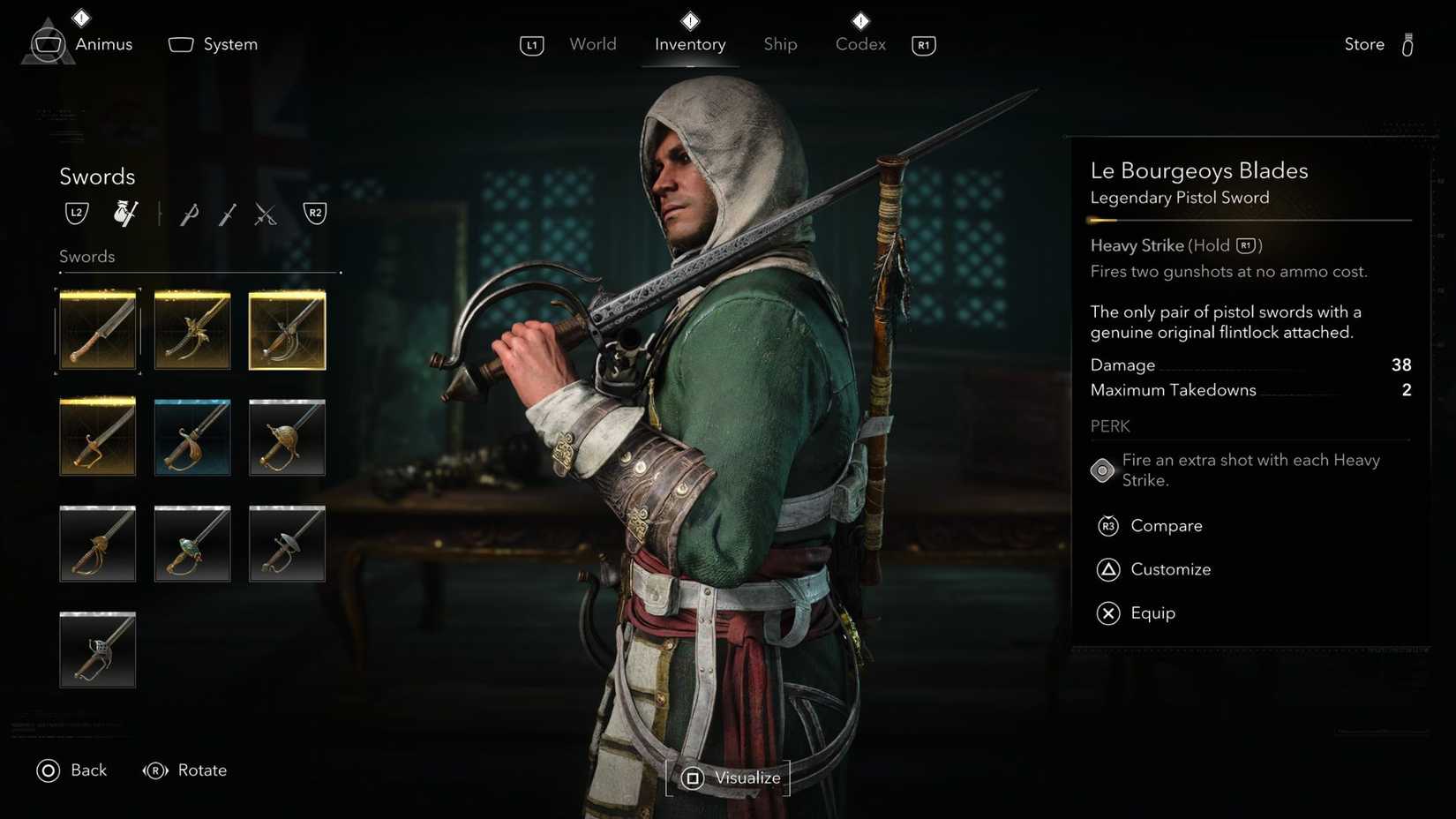 Le Bourgeoys Swords Assassin's Creed Black Flag Resynced