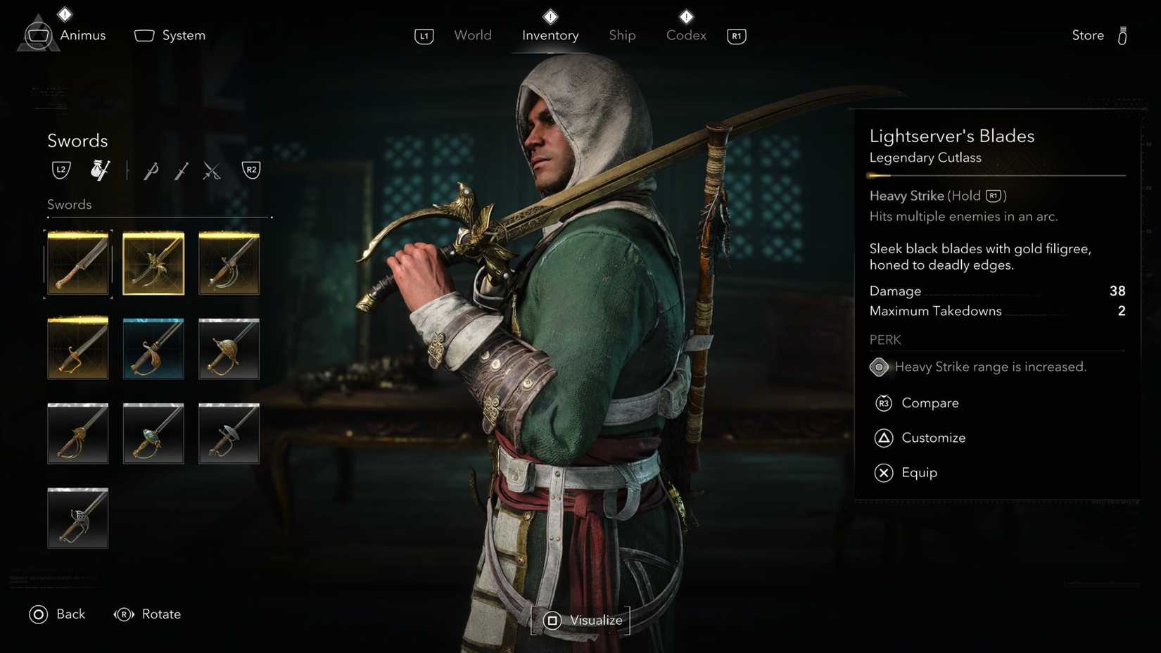 Lightserver's Blades Assassin's Creed Black Flag Resynced