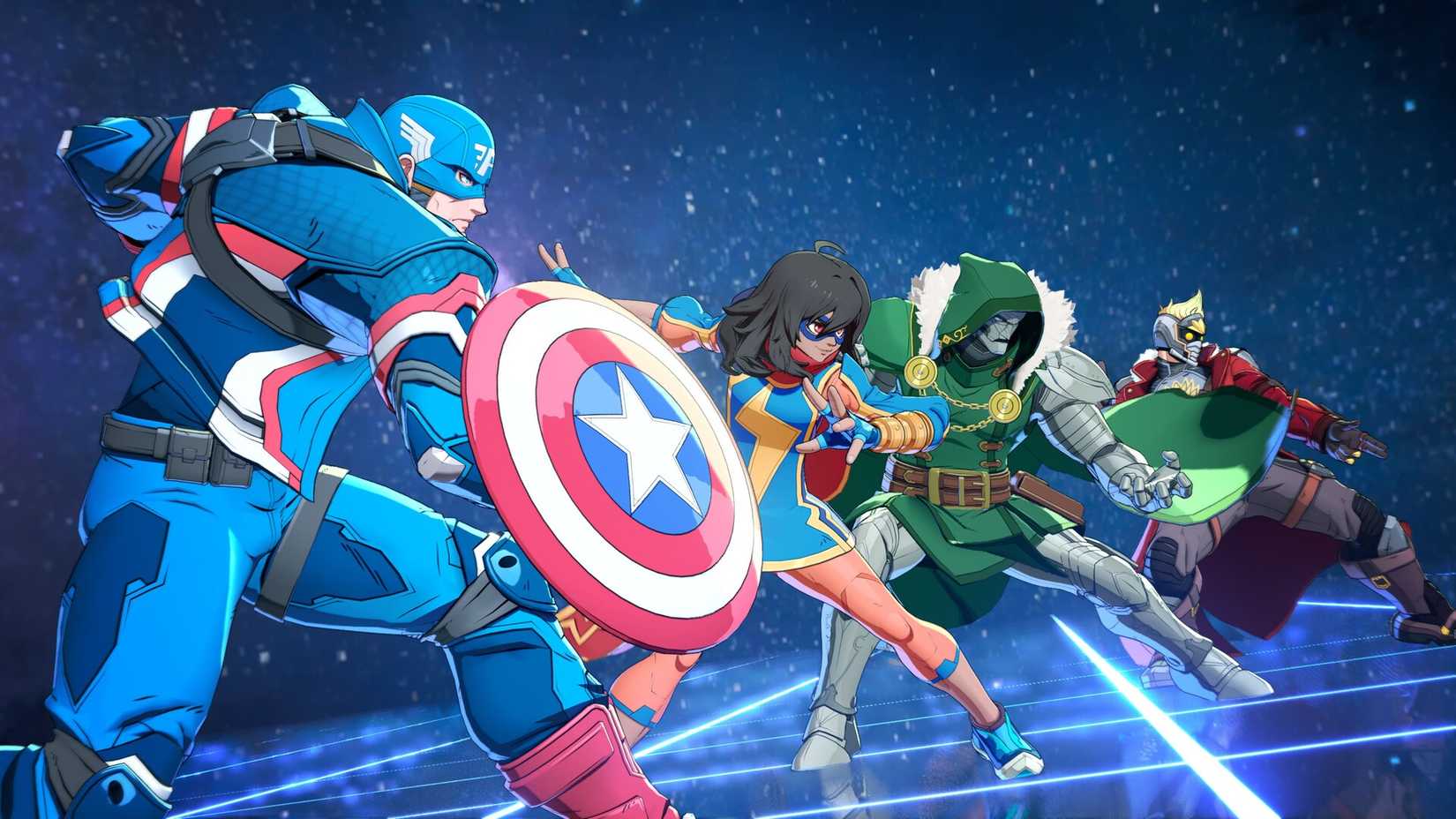 Characters from MARVEL Fighting Soul