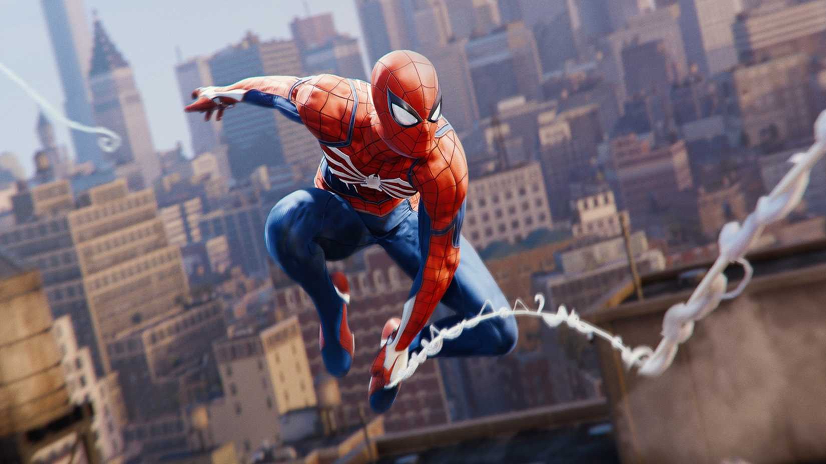 spider-man in the city