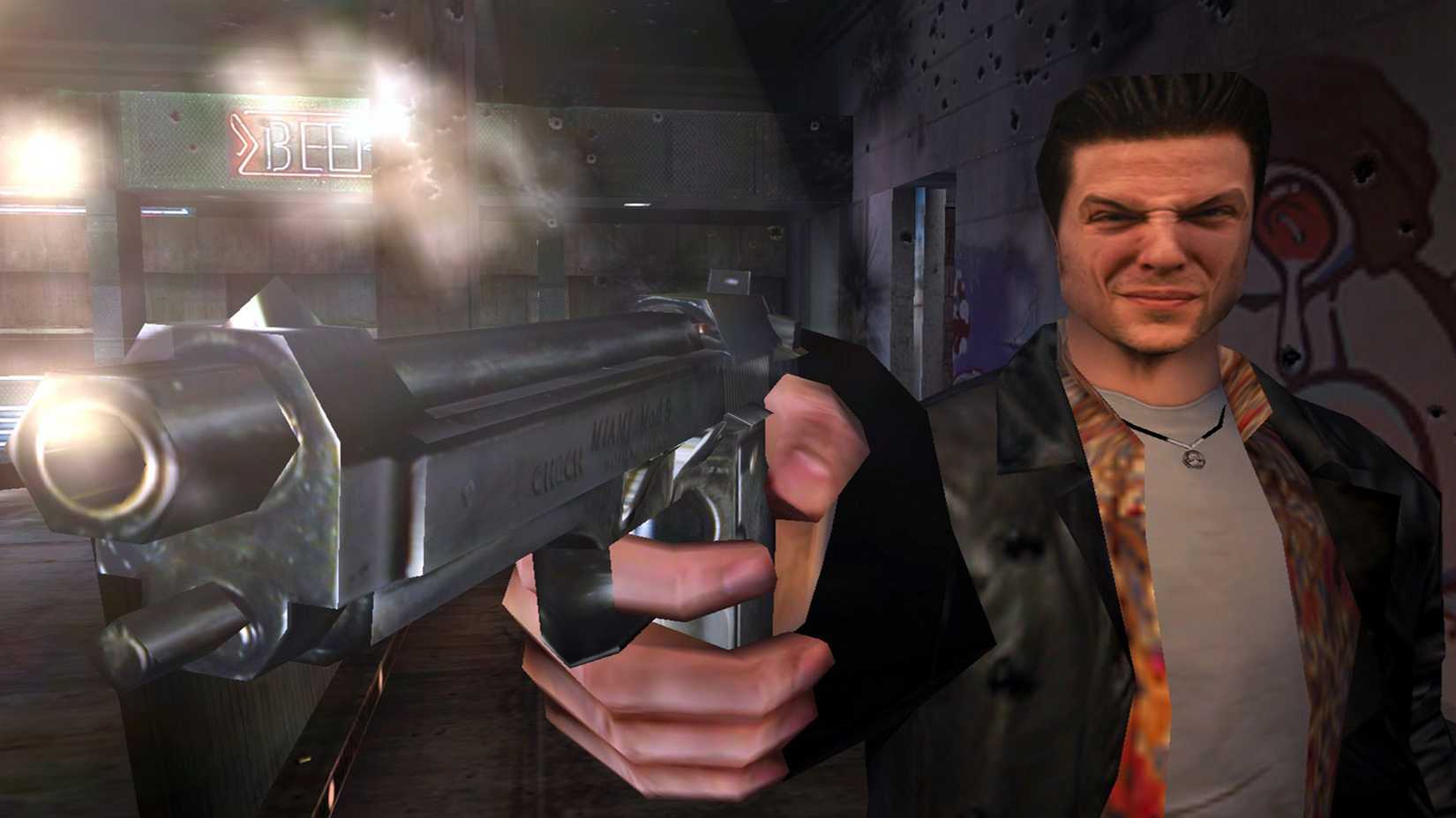 max shooting a gun