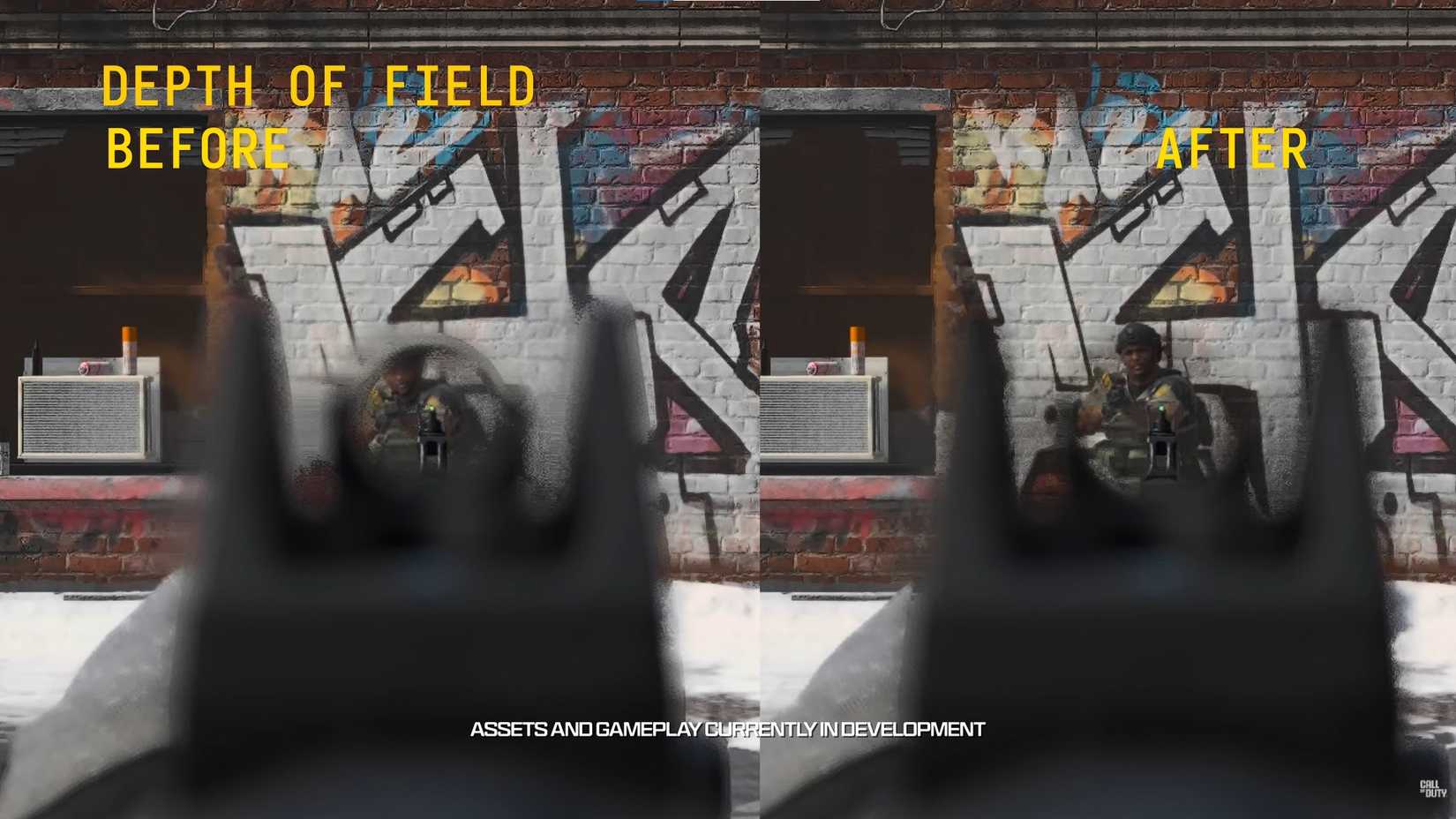 modern warfare 4 depth of field comparison