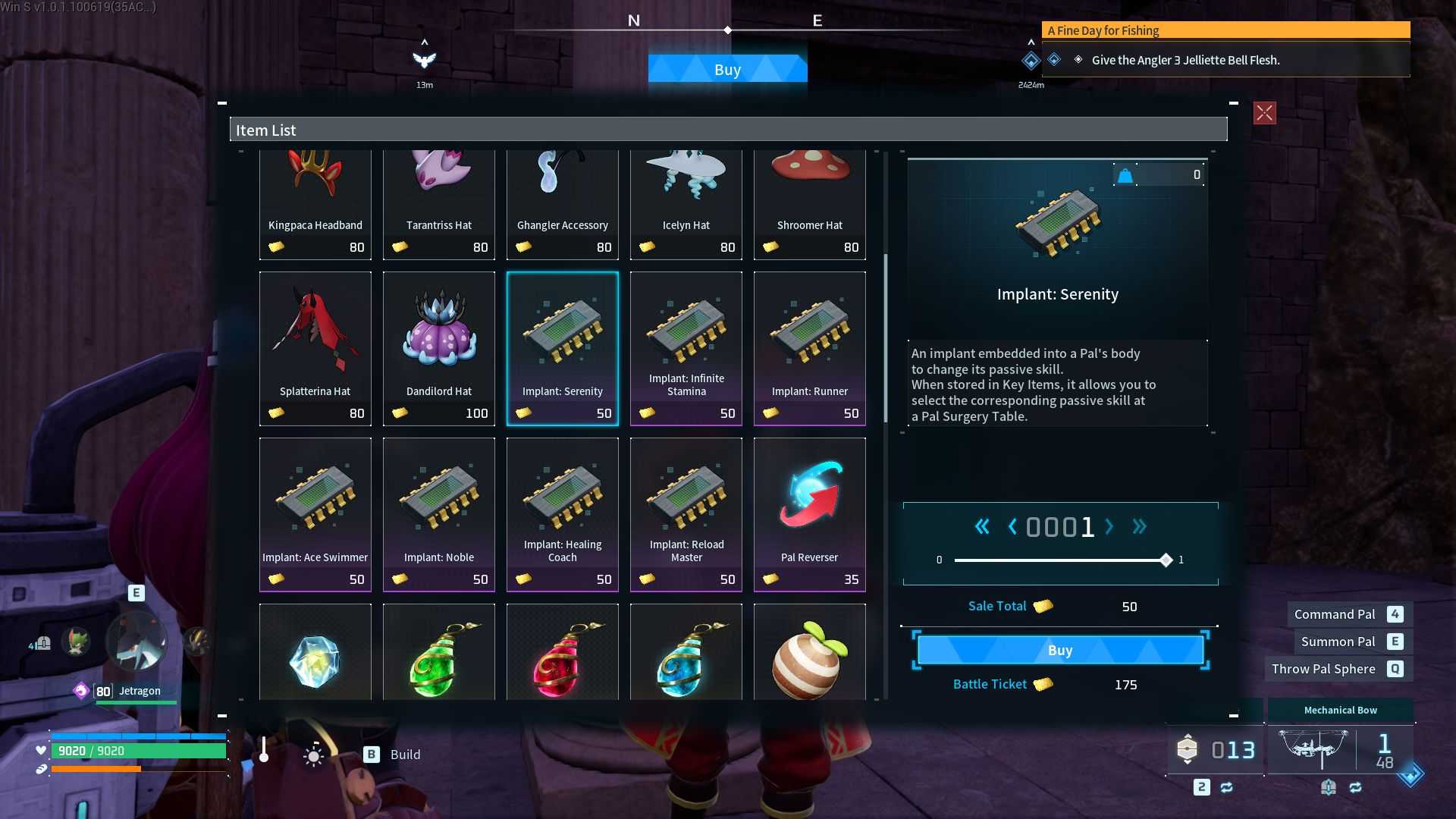 Palworld Implant