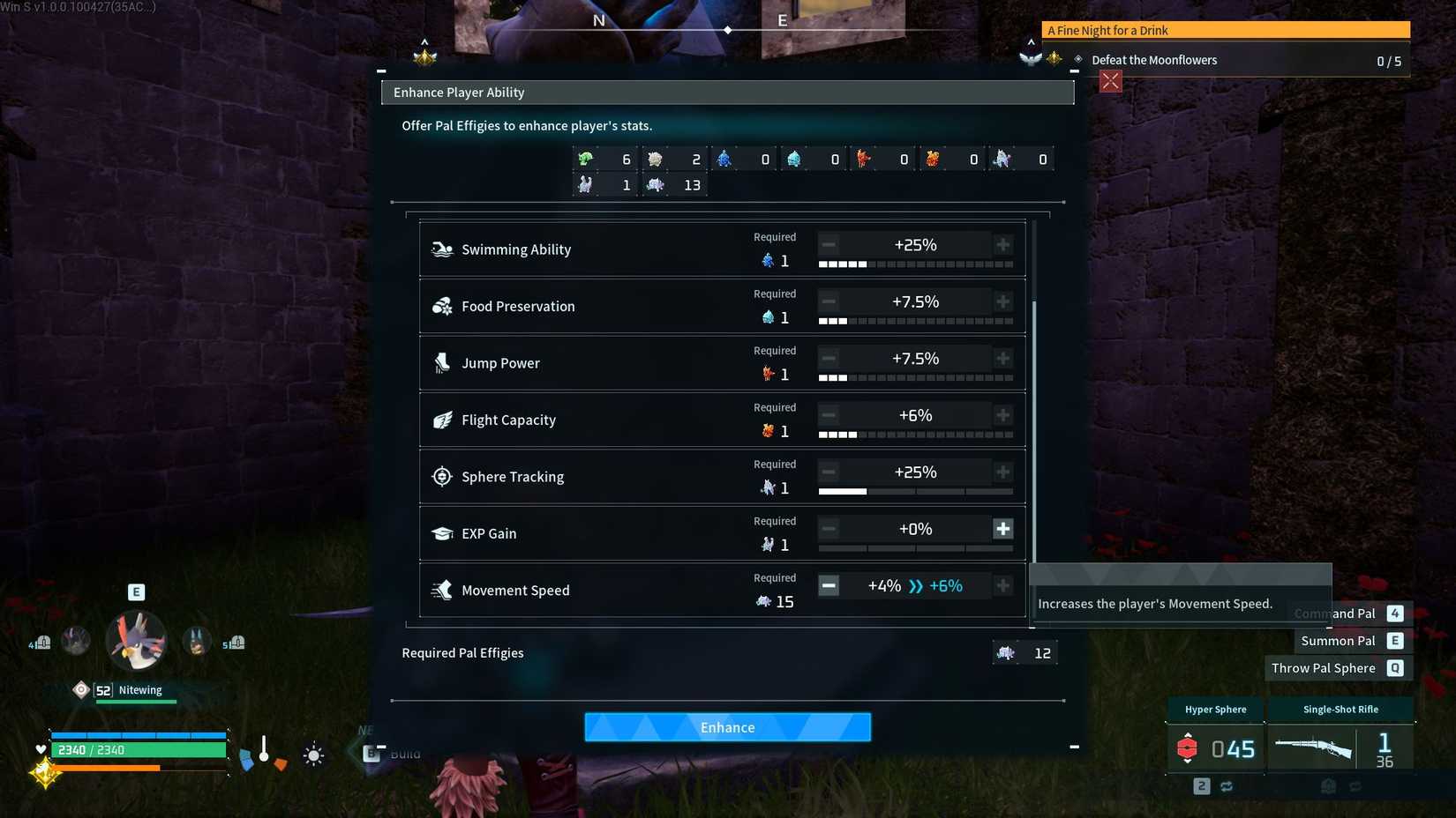 Palworld Movement Speed