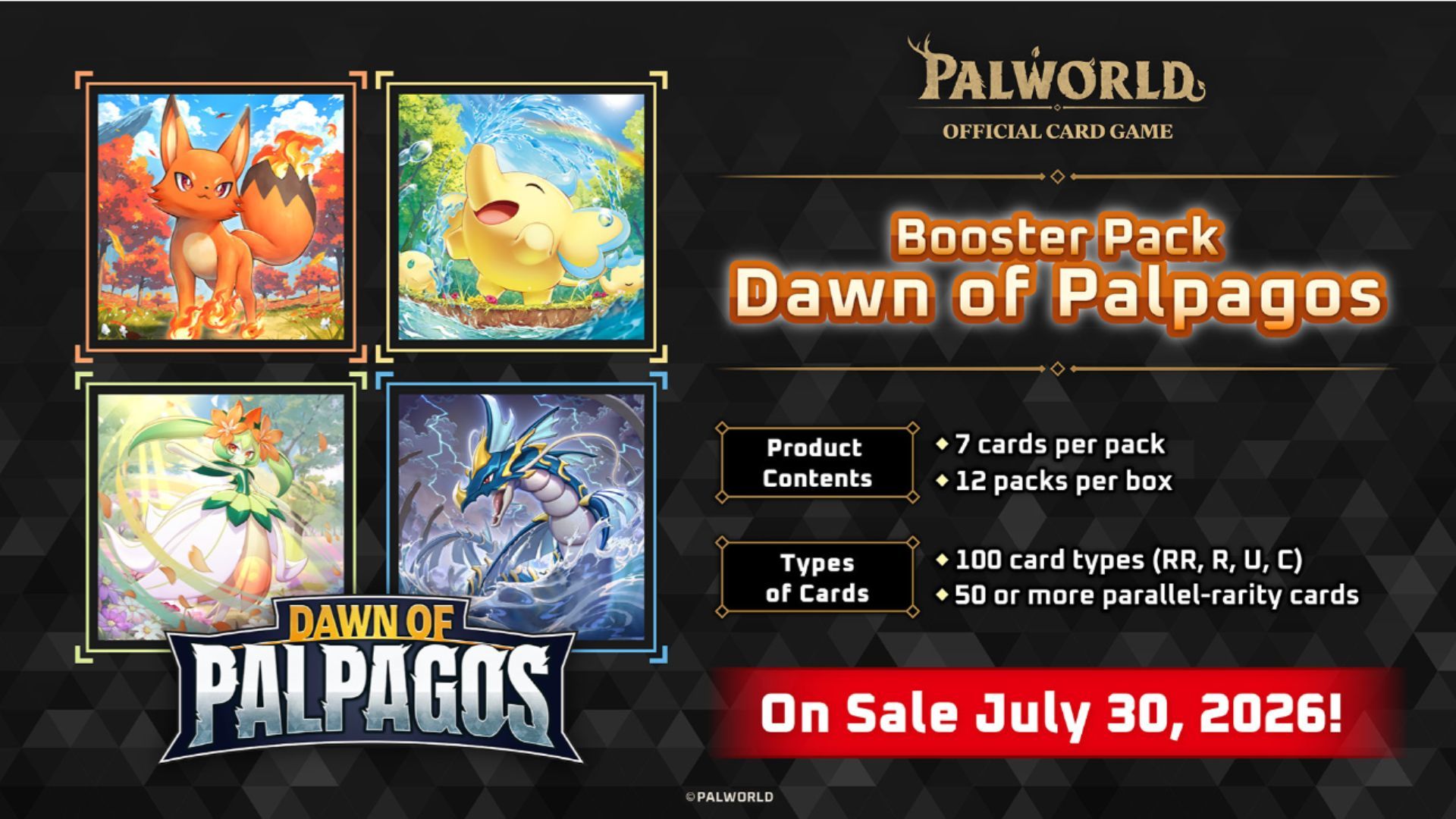 Palworld OCG Booster Pack Details