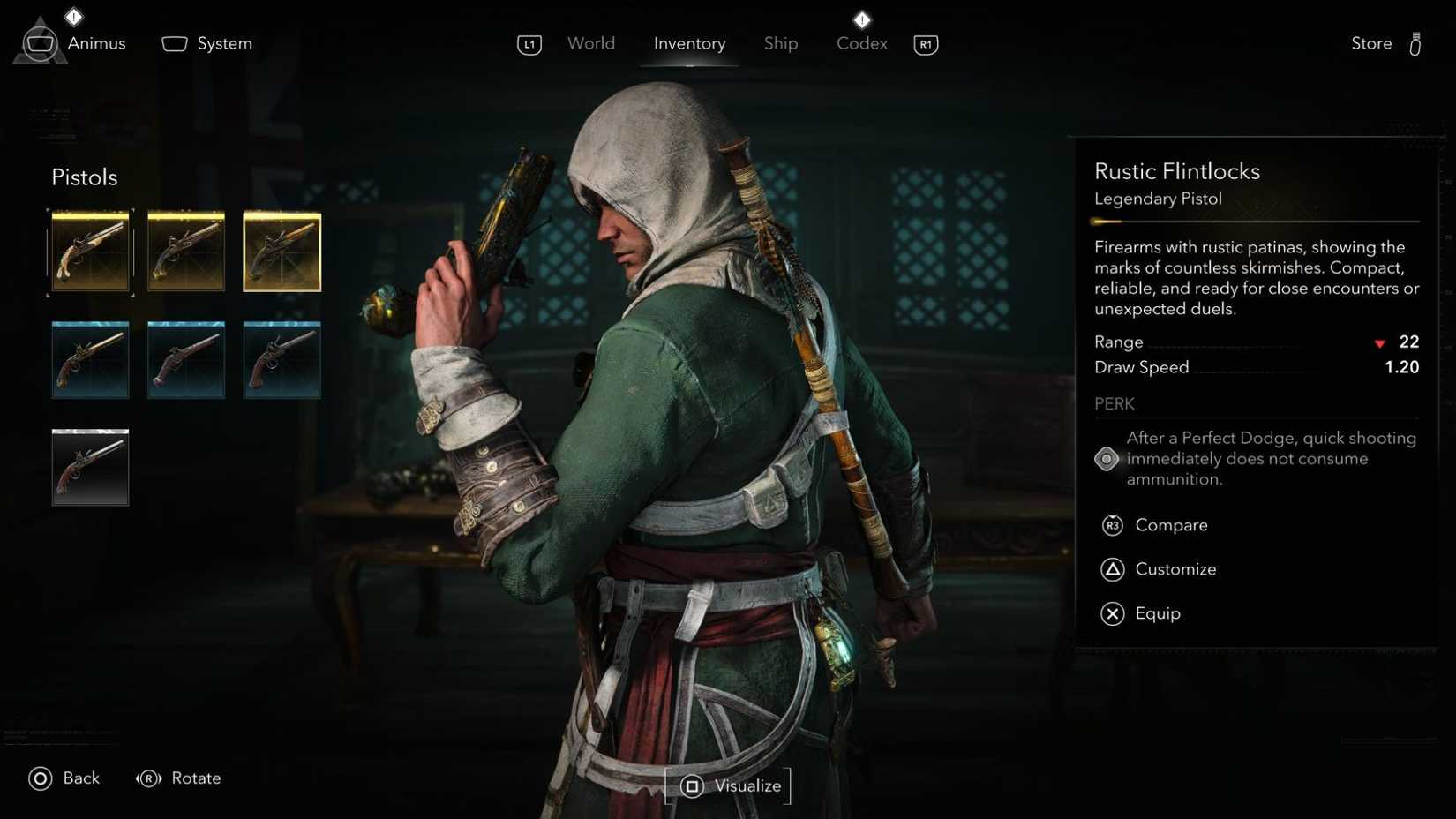 Rustic Flitlocks Assassin's Creed Black Flag Remastered