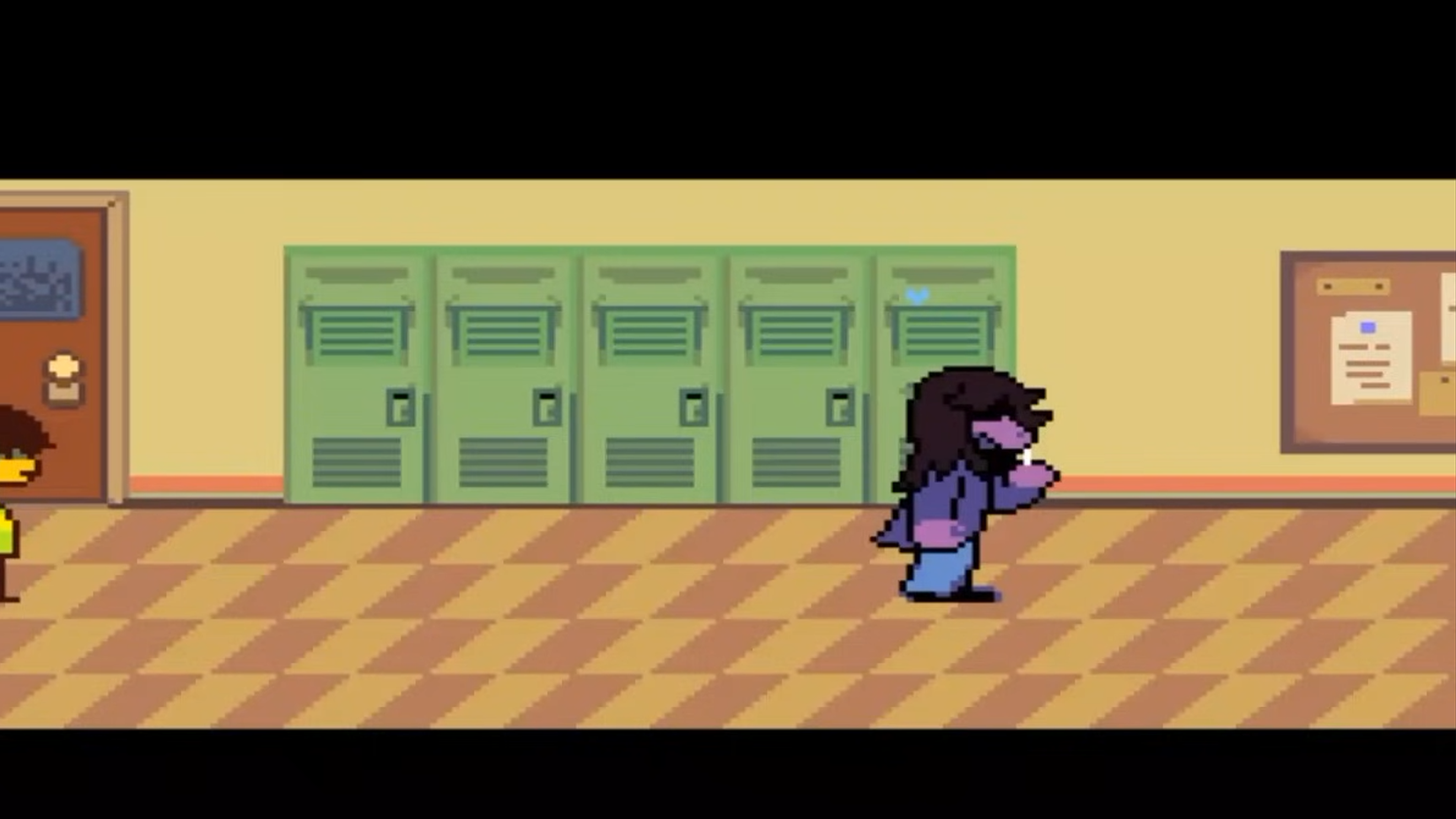 Deltarune Susie Chalk