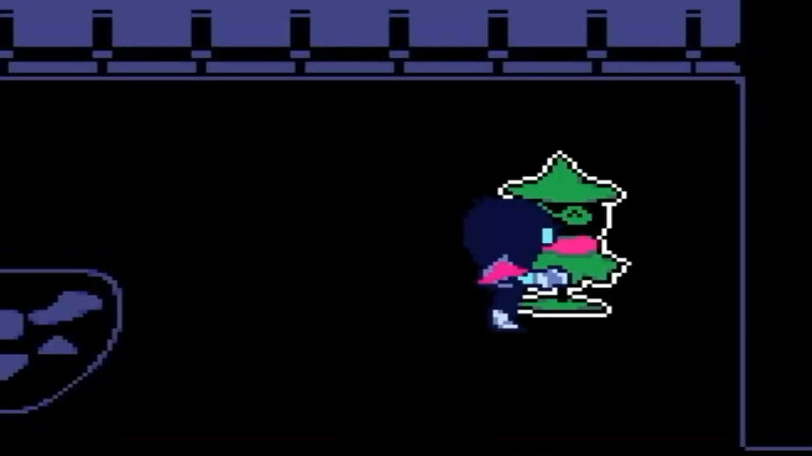 Deltarune Dummy hug