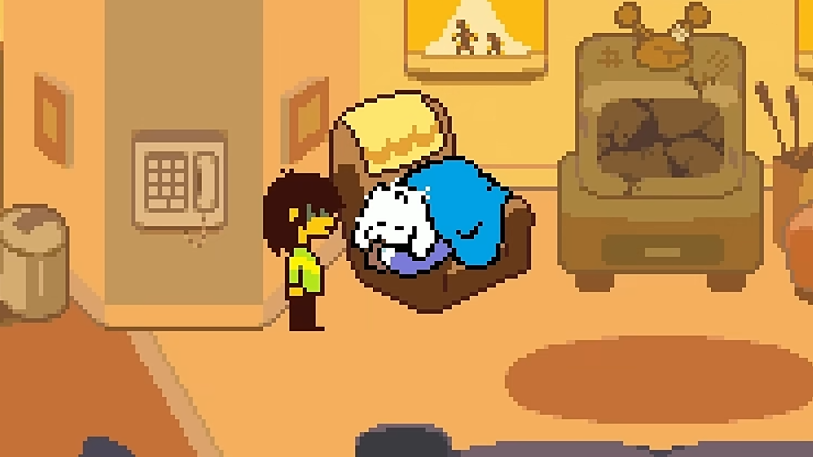 Deltarune Toriel couch