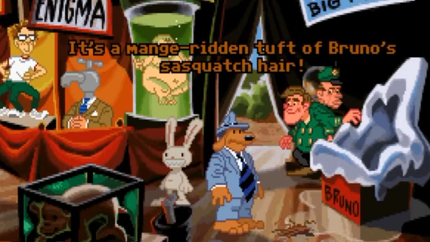 Sam & Max Hit the Road gameplay
