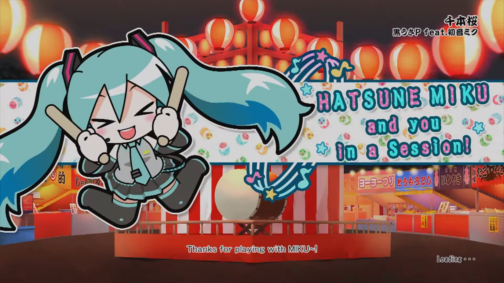 Taiko no Tatsujin Drum Session Miku