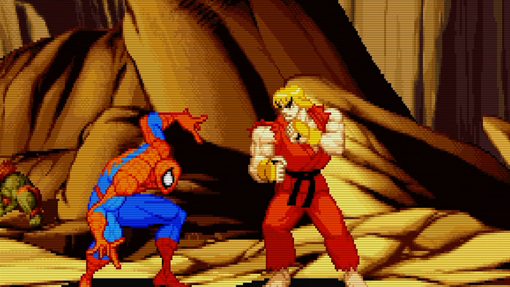 Marvel Super Heroes vs Street Fighter gameplay